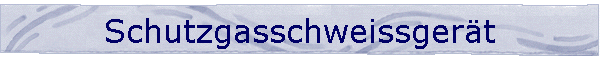 Schutzgasschweissger�t